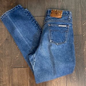 VNTG 80s/90s  "Diamond Cut Gusset" jeans size11/12 32